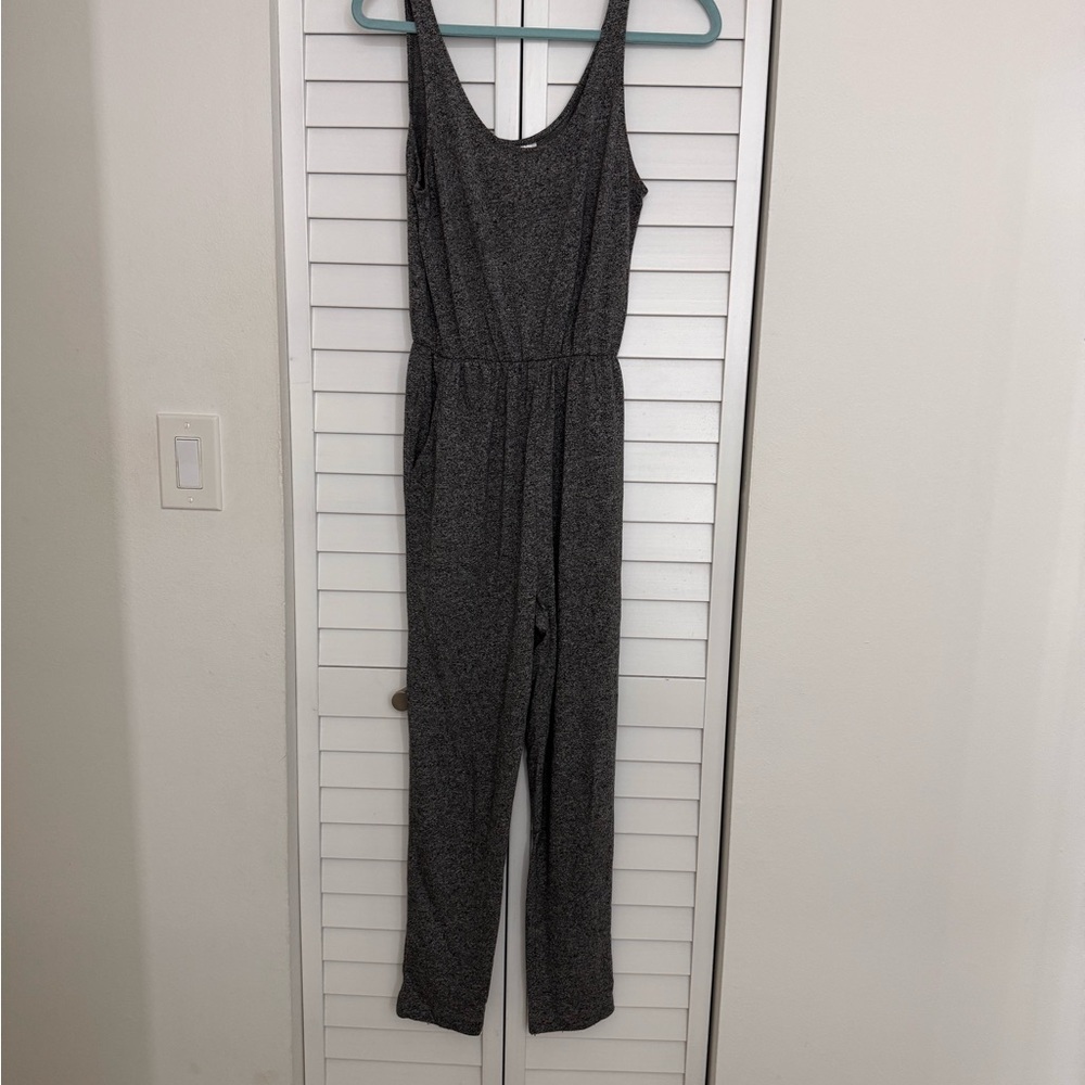 H&M Gray Jumpsuit Timeless Elegance